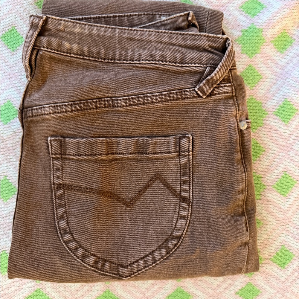 women’s  Brown Denim Jeans - Casual Straight Fit- Cleo + wolf